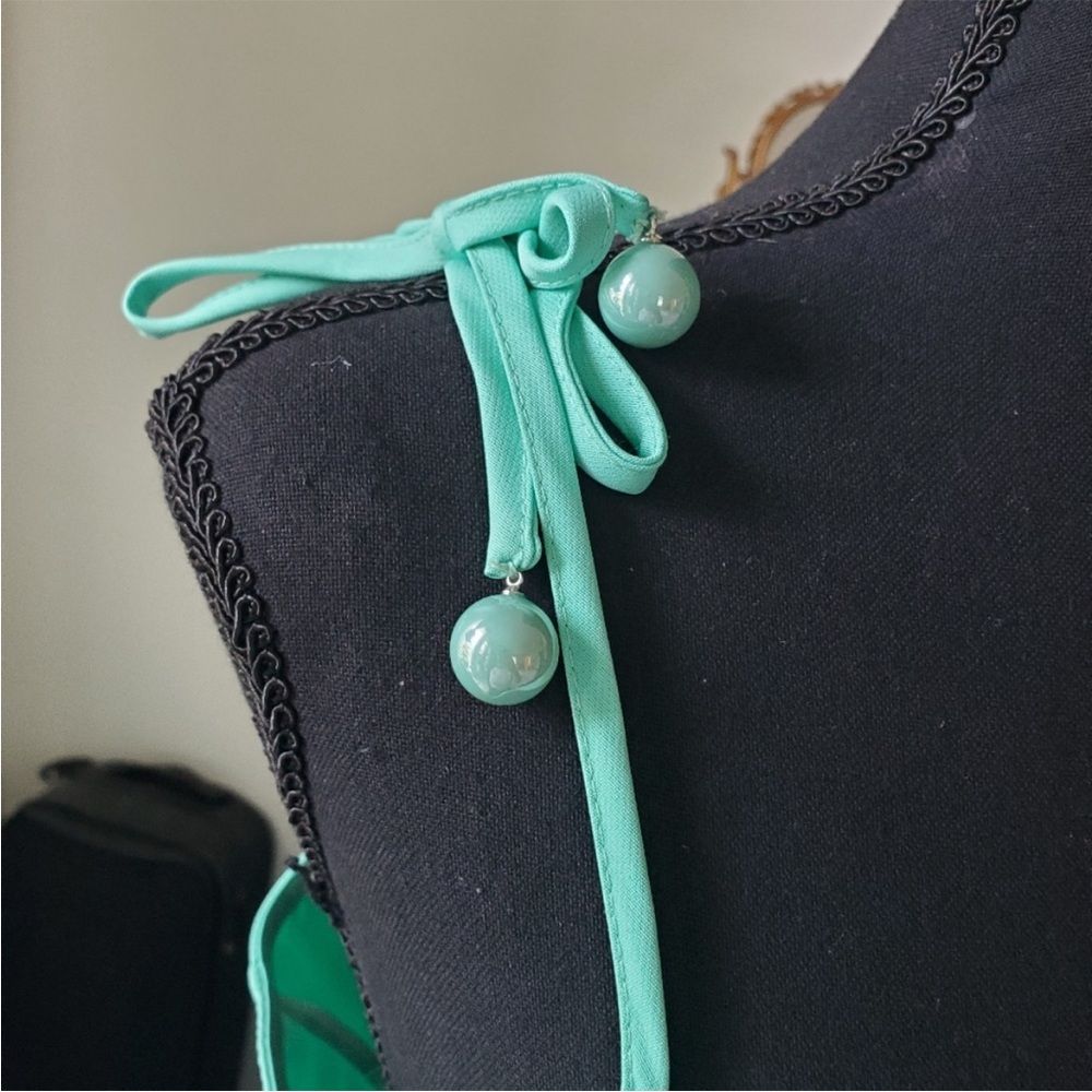 Bobbie Swing Dress in Seafoam Mint Green - Picture 7 of 8